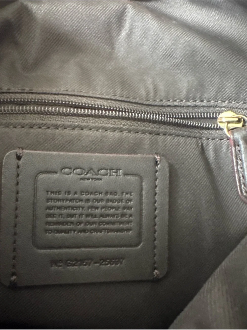 Coach Small Dufflette in Signature Canvas-Crossbody with Brown Leather Trim